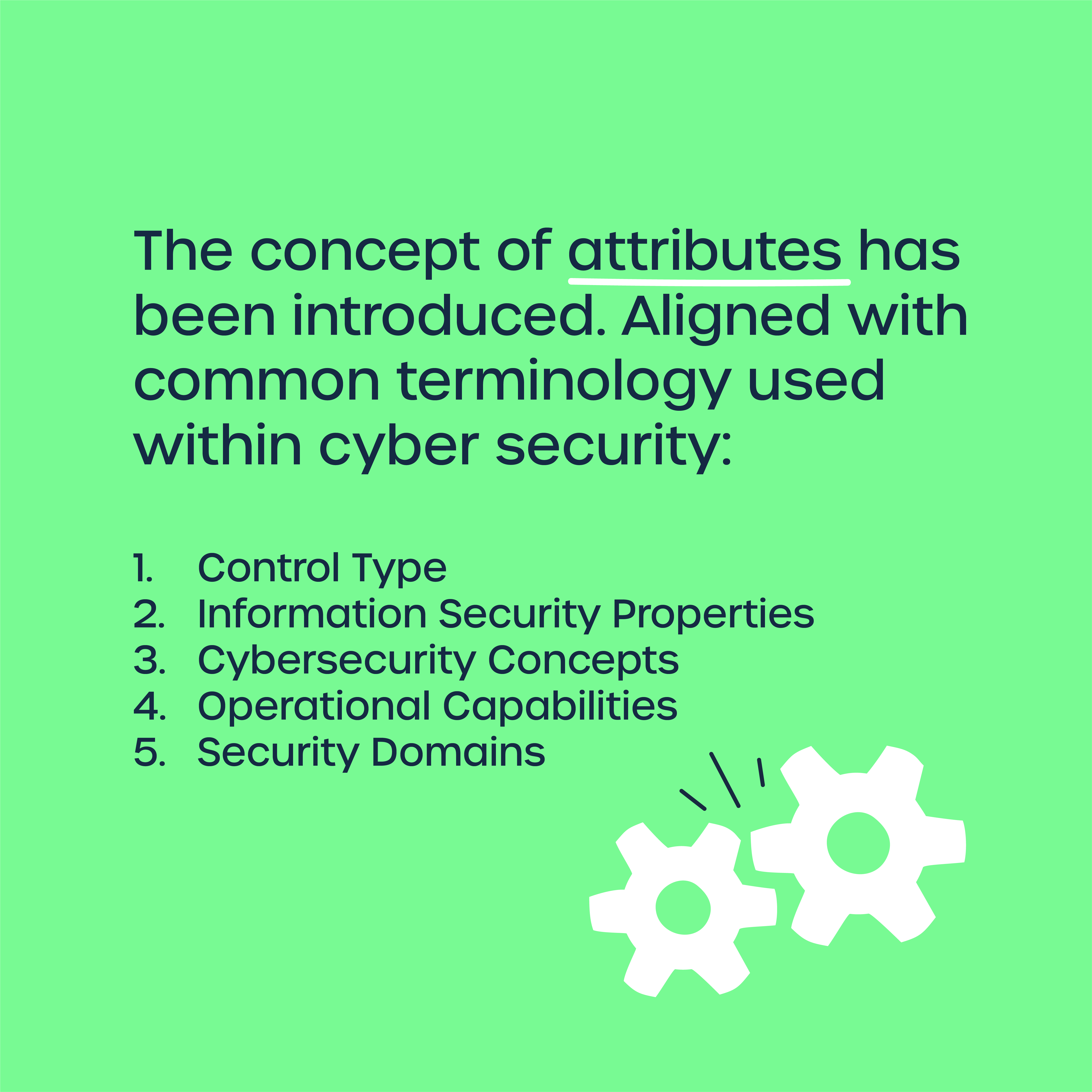 Attributes aligned with common terminology