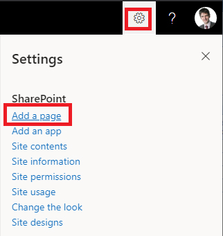 Add a page