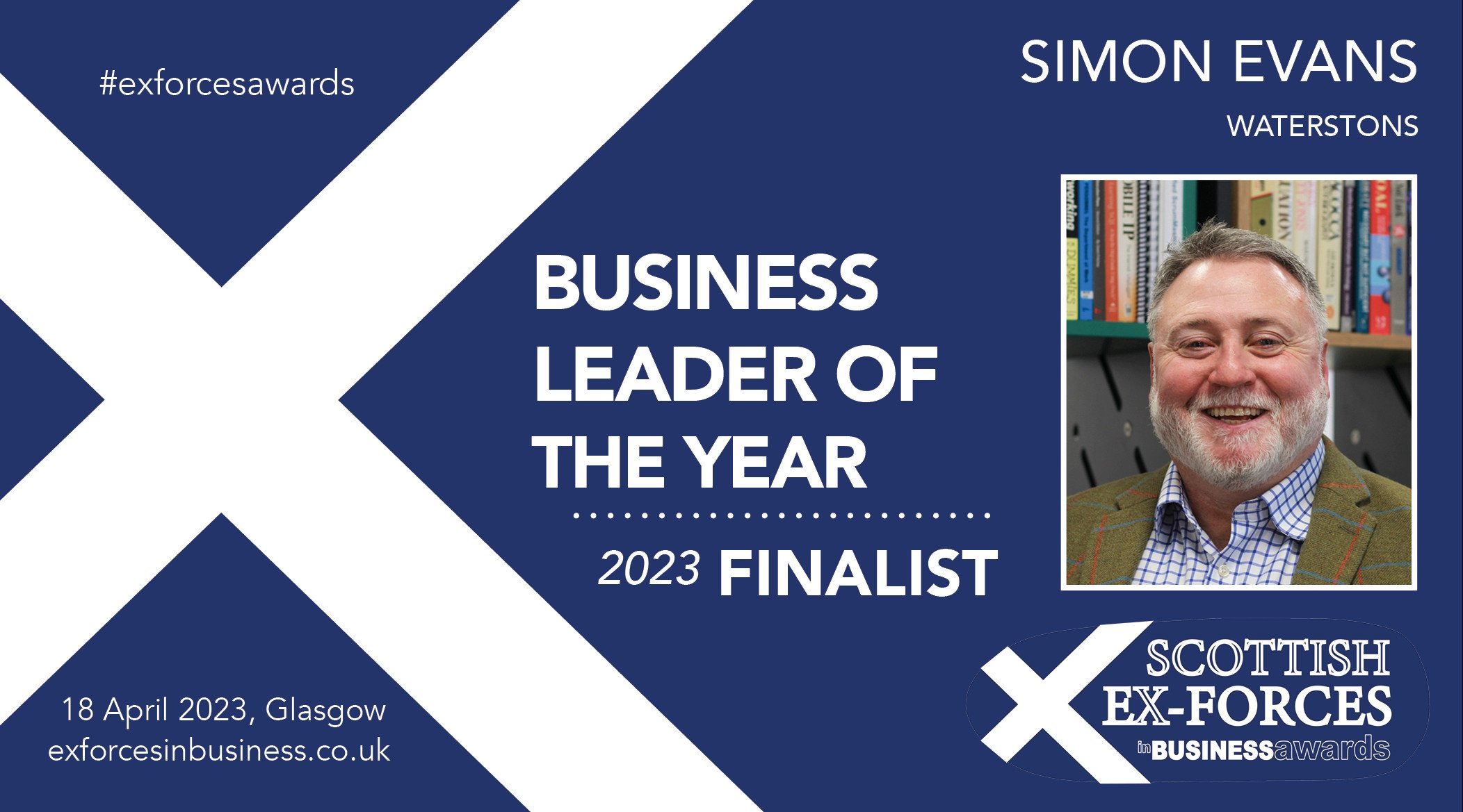 Simon Evans nominated for Business Leader of the Year at the Ex-Forces in Business Awards